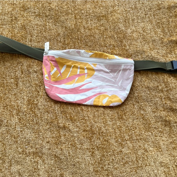 ALOHA Collection Handbags - ALOHA Collection Pink and Yellow Crossbody or Belt Bag